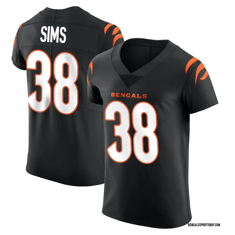 Nike Cincinnati Bengals No38 LeShaun Sims Black Team Color Men's Stitched NFL Limited Tank Top Suit Jersey
