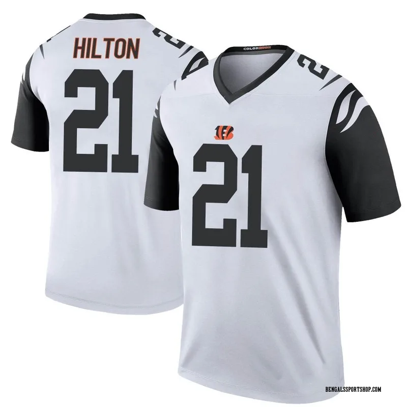 Men s Nike Cincinnati Bengals Mike Hilton White Color Rush Jersey