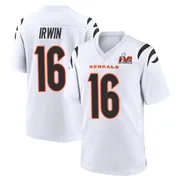 Men's Nike Cincinnati Bengals Trenton Irwin White Super Bowl LVI Bound Jersey - Game