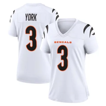 Women's Nike Cincinnati Bengals Cade York White Jersey - Game