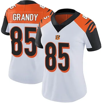 Women's Nike Cincinnati Bengals Cam Grandy White Vapor Untouchable Jersey - Limited