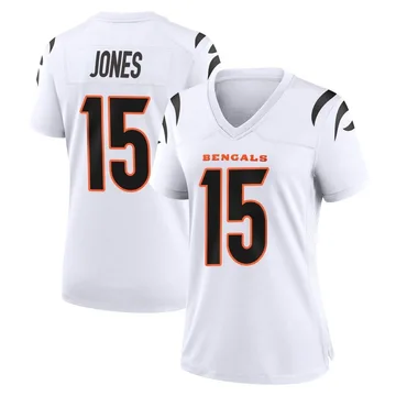 Women's Nike Cincinnati Bengals Charlie Jones White Jersey - Game
