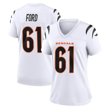 Women's Nike Cincinnati Bengals Cody Ford White Jersey - Game