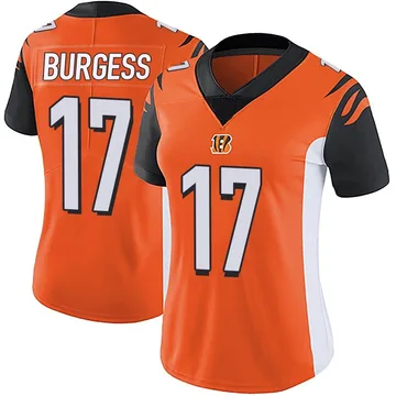Women's Nike Cincinnati Bengals Cole Burgess Orange Vapor Untouchable Jersey - Limited
