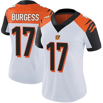 Women's Nike Cincinnati Bengals Cole Burgess White Vapor Untouchable Jersey - Limited