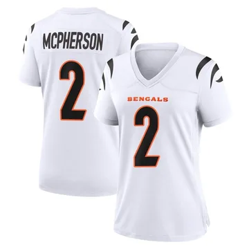 Women's Nike Cincinnati Bengals Evan McPherson White Jersey - Game
