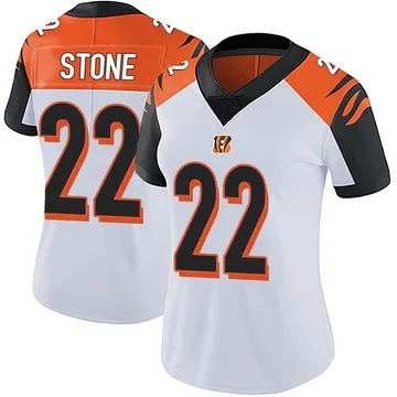 Women's Nike Cincinnati Bengals Geno Stone White Vapor Untouchable Jersey - Limited