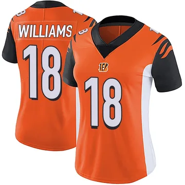 Women's Nike Cincinnati Bengals Isaiah Williams Orange Vapor Untouchable Jersey - Limited
