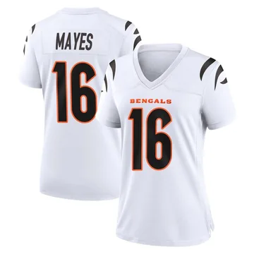 Women's Nike Cincinnati Bengals Jamoi Mayes White Jersey - Game