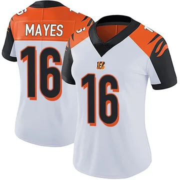 Women's Nike Cincinnati Bengals Jamoi Mayes White Vapor Untouchable Jersey - Limited