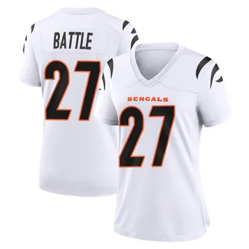 Women's Nike Cincinnati Bengals Jordan Battle White Jersey - Game