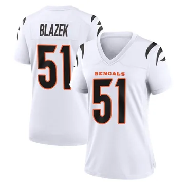 Women's Nike Cincinnati Bengals Justin Blazek White Jersey - Game