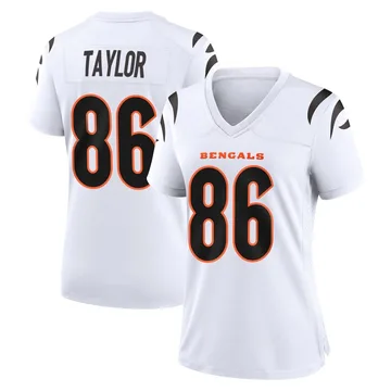 Women's Nike Cincinnati Bengals Kole Taylor White Jersey - Game