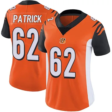 Women's Nike Cincinnati Bengals Lucas Patrick Orange Vapor Untouchable Jersey - Limited