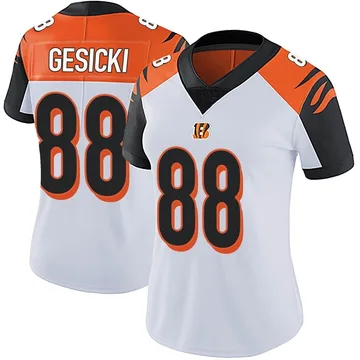 Women's Nike Cincinnati Bengals Mike Gesicki White Vapor Untouchable Jersey - Limited