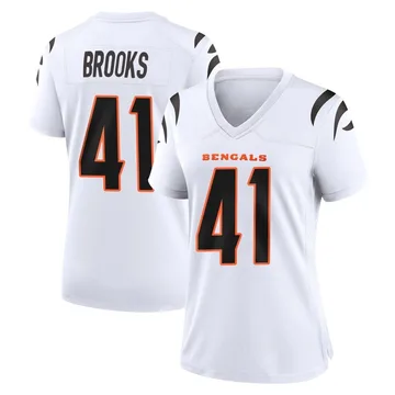 Women's Nike Cincinnati Bengals Nate Brooks White Jersey - Game