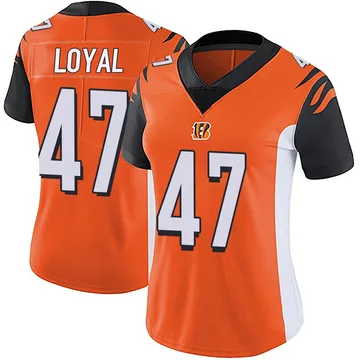 Women's Nike Cincinnati Bengals Shaquan Loyal Orange Vapor Untouchable Jersey - Limited