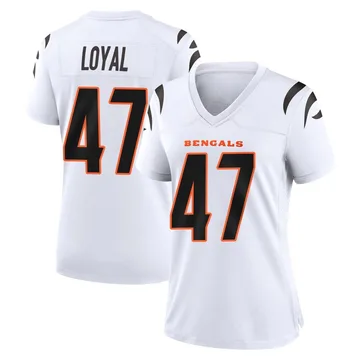 Women's Nike Cincinnati Bengals Shaquan Loyal White Jersey - Game