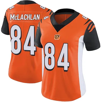 Women's Nike Cincinnati Bengals Tanner McLachlan Orange Vapor Untouchable Jersey - Limited
