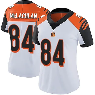 Women's Nike Cincinnati Bengals Tanner McLachlan White Vapor Untouchable Jersey - Limited