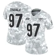 Women's Nike Cincinnati Bengals Tariqious Tisdale Arctic Camo 2024 Salute to Service Jersey - Limited