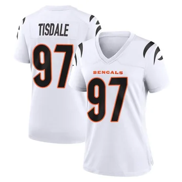 Women's Nike Cincinnati Bengals Tariqious Tisdale White Jersey - Game