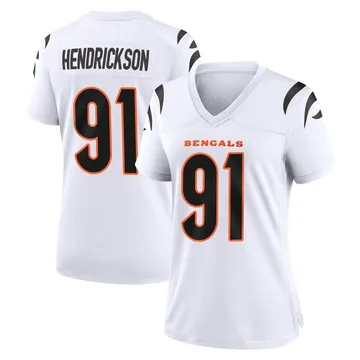 Women's Nike Cincinnati Bengals Trey Hendrickson White Jersey - Game
