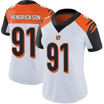 Women's Nike Cincinnati Bengals Trey Hendrickson White Vapor Untouchable Jersey - Limited