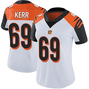 Women's Nike Cincinnati Bengals Zach Kerr White Vapor Untouchable Jersey - Limited