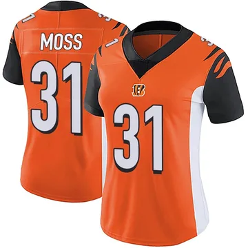 Women's Nike Cincinnati Bengals Zack Moss Orange Vapor Untouchable Jersey - Limited