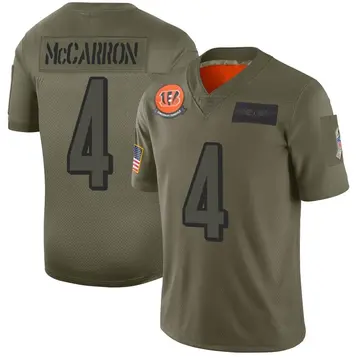 Nike Cincinnati Bengals No21 Mackensie Alexander Olive/Camo Men's Stitched NFL Limited 2017 Salute To Service Jersey