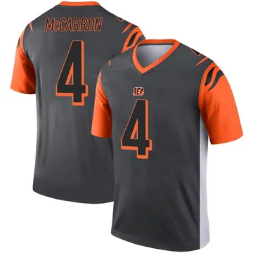 Youth Nike Cincinnati Bengals AJ McCarron Silver Jersey - Legend