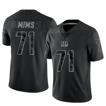 Youth Nike Cincinnati Bengals Amarius Mims Black Reflective Jersey - Limited