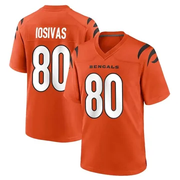 Youth Nike Cincinnati Bengals Andrei Iosivas Orange Jersey - Game