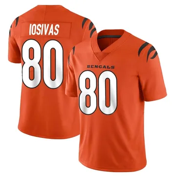 Youth Nike Cincinnati Bengals Andrei Iosivas Orange Vapor Untouchable Jersey - Limited