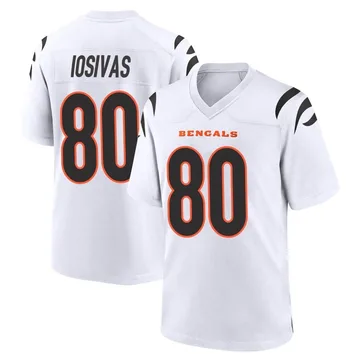 Youth Nike Cincinnati Bengals Andrei Iosivas White Jersey - Game