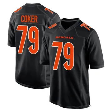Youth Nike Cincinnati Bengals Andrew Coker Black Fashion Jersey - Game
