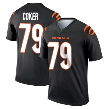 Youth Nike Cincinnati Bengals Andrew Coker Black Jersey - Legend