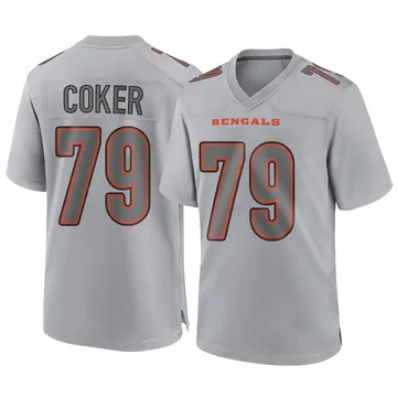Youth Nike Cincinnati Bengals Andrew Coker Gray Atmosphere Fashion Jersey - Game