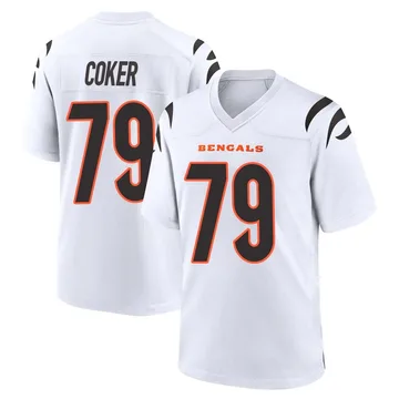 Youth Nike Cincinnati Bengals Andrew Coker White Jersey - Game