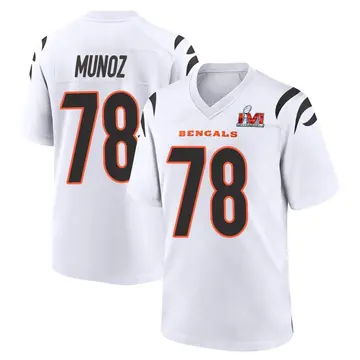 تصميم بار منزلي Nike Bengals #78 Anthony Munoz White Men's Stitched NFL Limited Rush Jersey تصميم بار منزلي