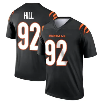 Youth Nike Cincinnati Bengals B.J. Hill Black Jersey - Legend