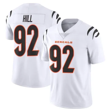 Youth Nike Cincinnati Bengals B.J. Hill White Vapor Untouchable Jersey - Limited