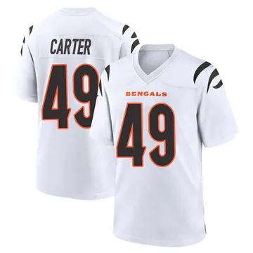 Youth Nike Cincinnati Bengals Barrett Carter White Jersey - Game