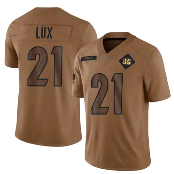 Youth Nike Cincinnati Bengals Bralyn Lux Brown 2023 Salute To Service Jersey - Limited