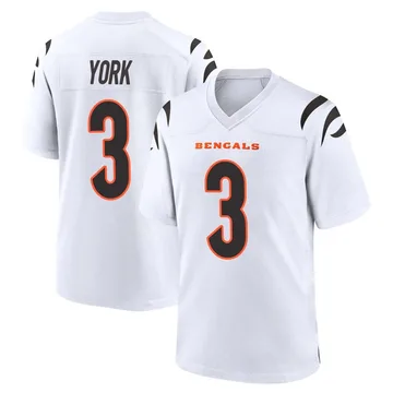 Youth Nike Cincinnati Bengals Cade York White Jersey - Game
