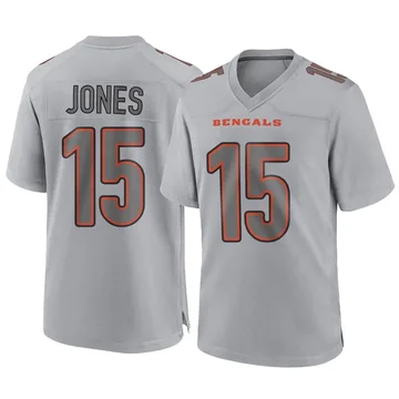 Youth Nike Cincinnati Bengals Charlie Jones Gray Atmosphere Fashion Jersey - Game