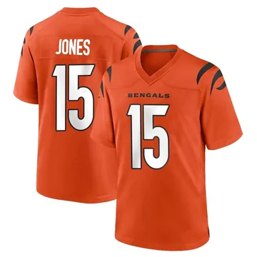 Youth Nike Cincinnati Bengals Charlie Jones Orange Jersey - Game