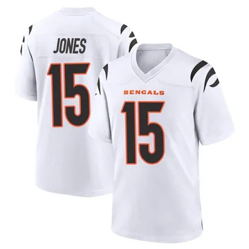 Youth Nike Cincinnati Bengals Charlie Jones White Jersey - Game