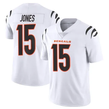 Youth Nike Cincinnati Bengals Charlie Jones White Vapor Untouchable Jersey - Limited